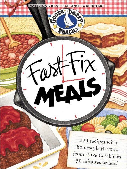 Title details for Fast-Fix Meals by Gooseberry Patch - Wait list